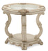 Platine de Royale End Table in Champagne image