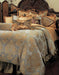 Elizabeth 12-pc Queen Comforter Set in Aqua - Furniture City (CA)l
