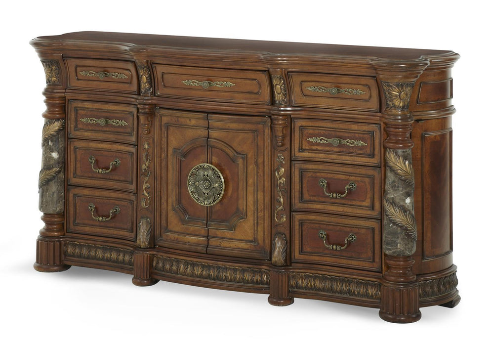 Villa Valencia Storage Console-Dresser in Chestnut