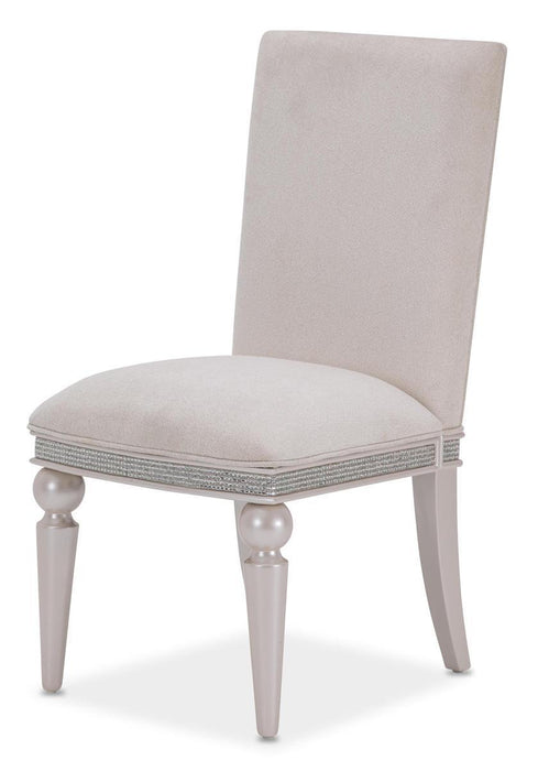 Glimmering Heights Upholstered Side Chair in Ivory