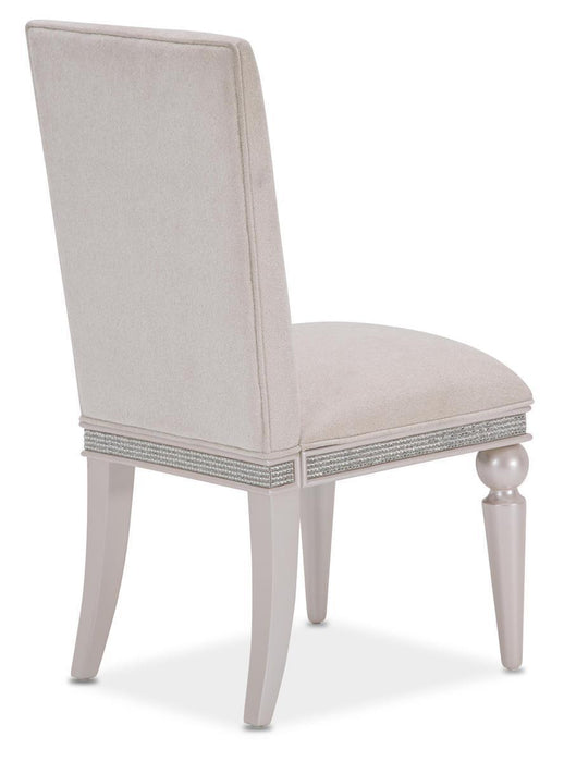 Glimmering Heights Upholstered Side Chair in Ivory