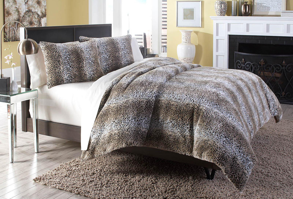 Kasbah 3-pc King Duvet Set in Brown