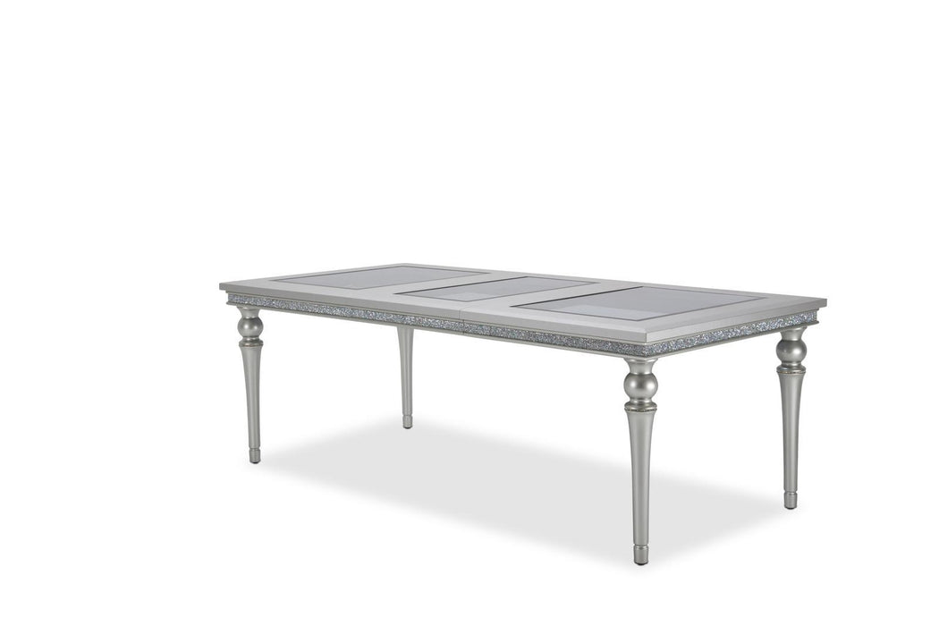 Melrose Plaza Leg Dining Table in Dove 9019000-118