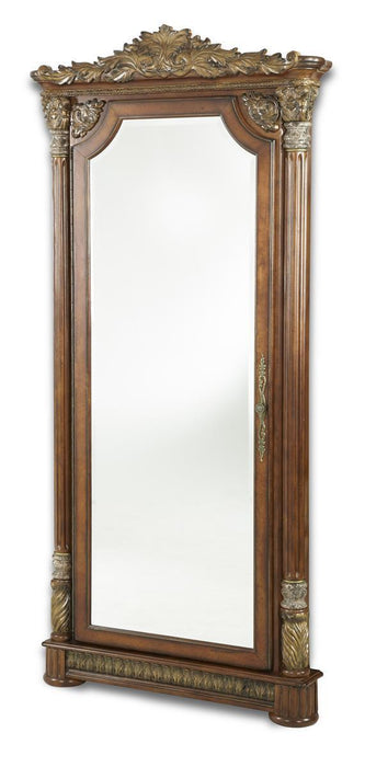 Villa Valencia Accent Wall Mirror in Chestnut