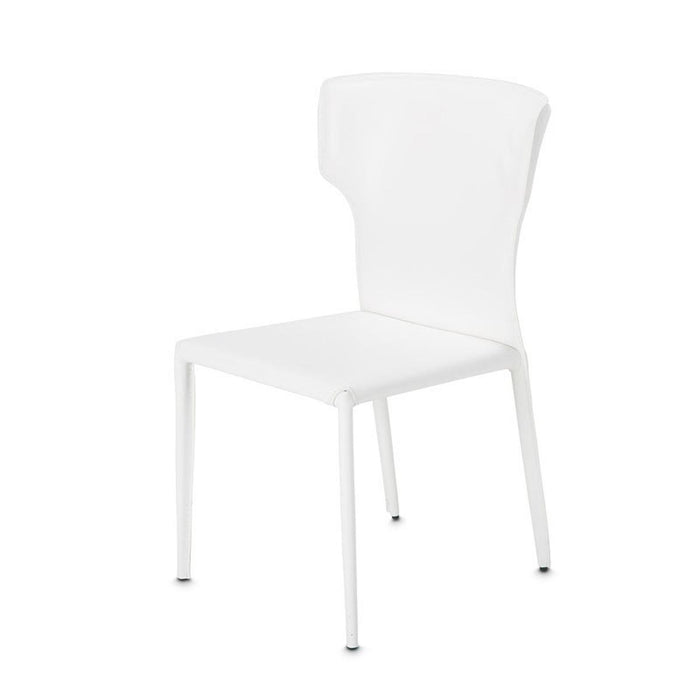 Furniture Halo Side Chair  in Glossy White
