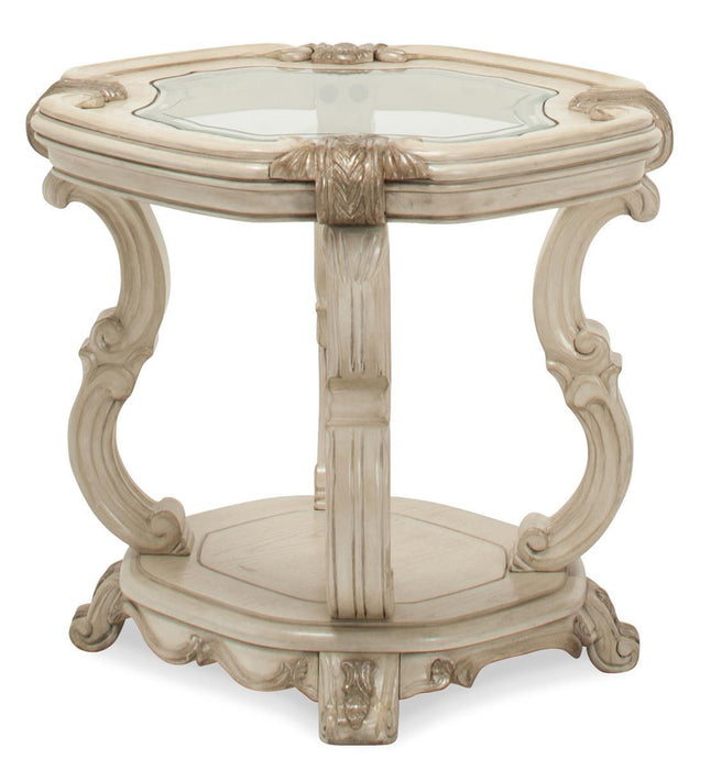 Platine de Royale End Table in Champagne