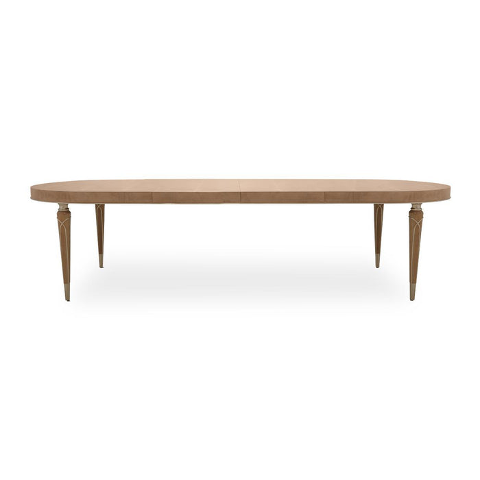 Villa Cherie 4 Leg Oval Dining Table in Caramel