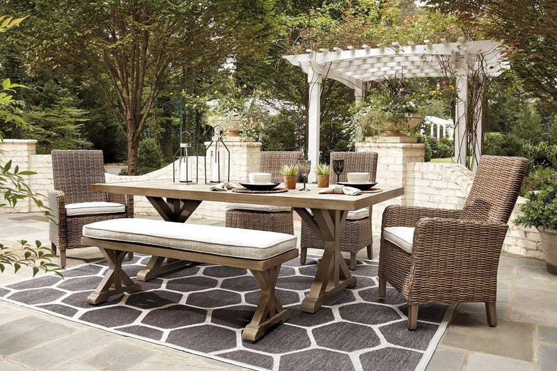 Beachcroft Outdoor Dining Set - Furniture City (CA)l