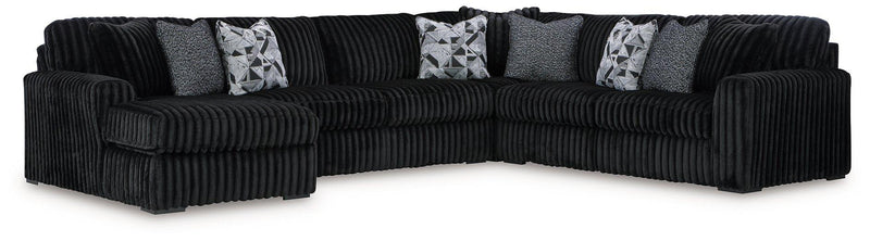 Midnight-Madness Sectional with Chaise - Furniture City (CA)l