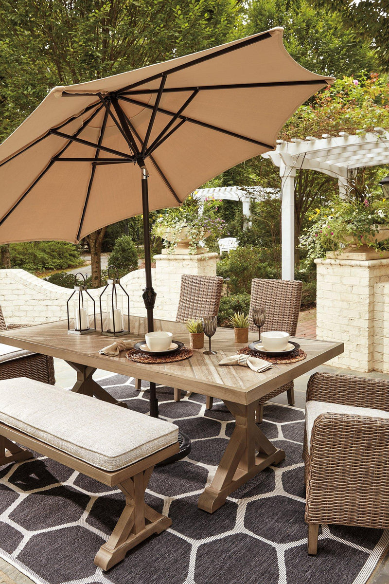 Beachcroft Outdoor Dining Set - Furniture City (CA)l