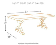 Beachcroft Outdoor Dining Table - Furniture City (CA)l