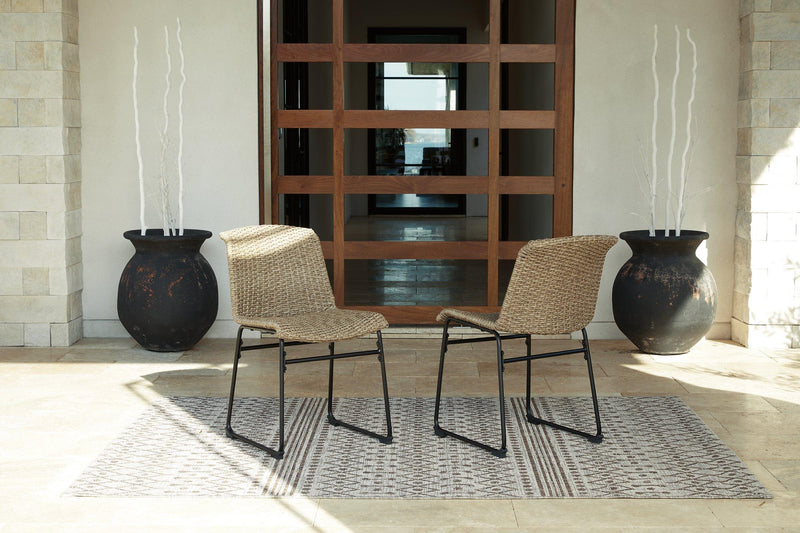 Amaris Outdoor Dining Chair (Set of 2) - Furniture City (CA)l