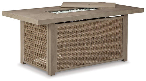 Beachcroft Outdoor Fire Pit Table - Furniture City (CA)l