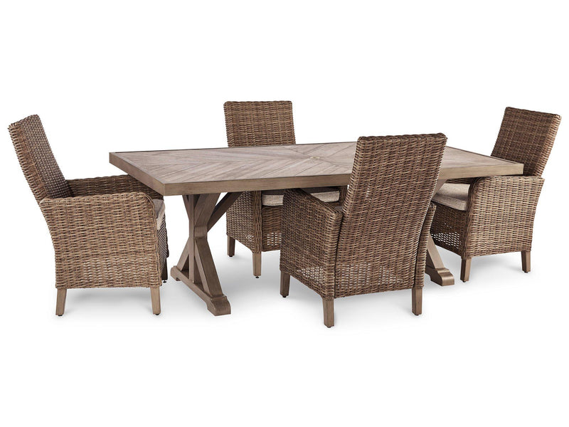 Beachcroft Outdoor Dining Set - Furniture City (CA)l