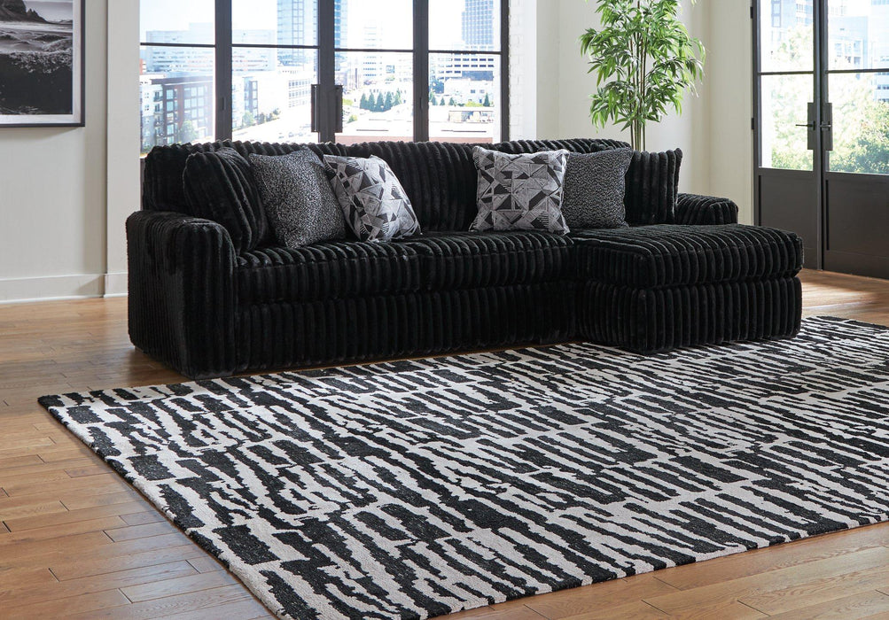 Midnight-Madness Sectional Sofa with Chaise