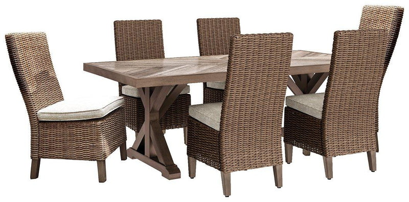 Beachcroft Outdoor Dining Set - Furniture City (CA)l
