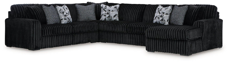 Midnight-Madness Sectional with Chaise - Furniture City (CA)l