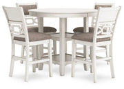 Erinberg Counter Height Dining Table and 4 Barstools (Set of 5) - Furniture City (CA)l