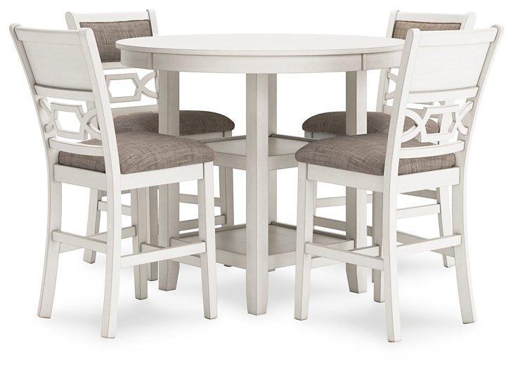 Erinberg Counter Height Dining Table and 4 Barstools (Set of 5) - Furniture City (CA)l
