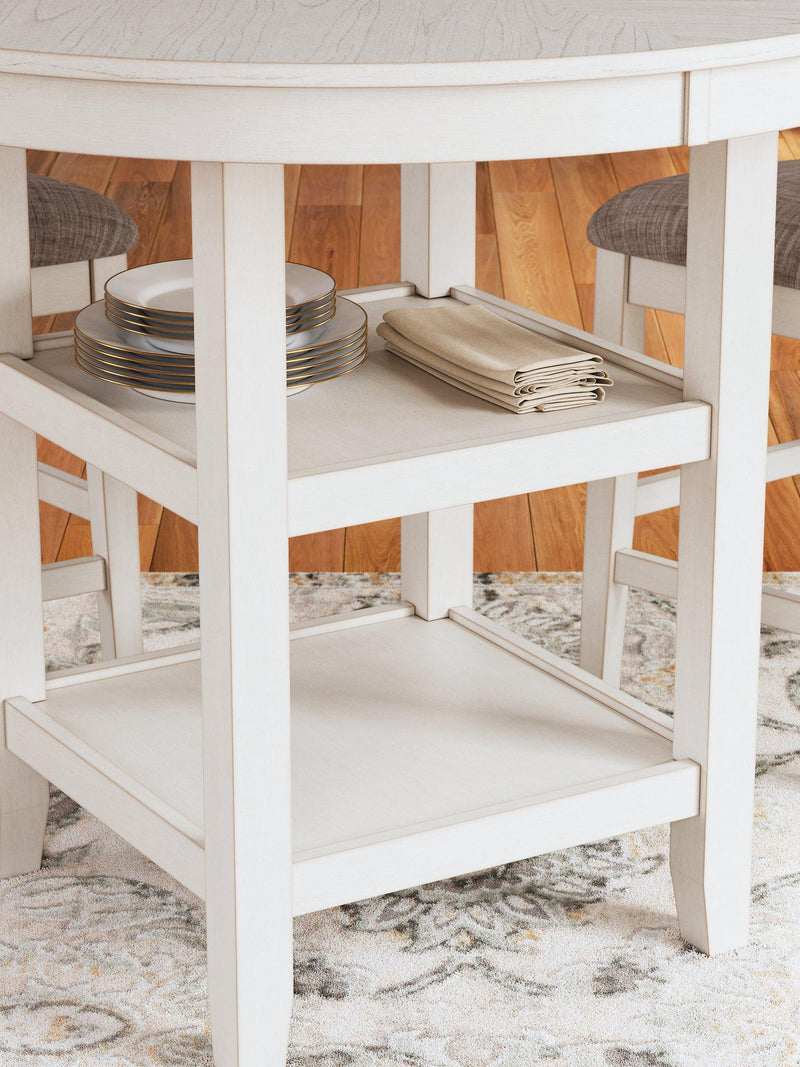 Erinberg Counter Height Dining Table and 4 Barstools (Set of 5) - Furniture City (CA)l