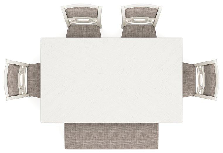 Erinberg Dining Table and 4 Chairs and Bench (Set of 6) - Furniture City (CA)l