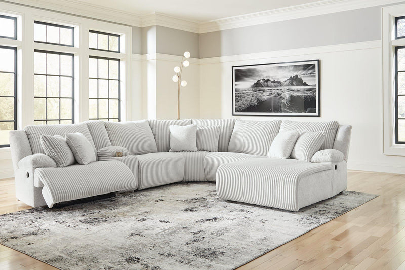 Top Tier Reclining Sectional with Chaise - Furniture City (CA)l
