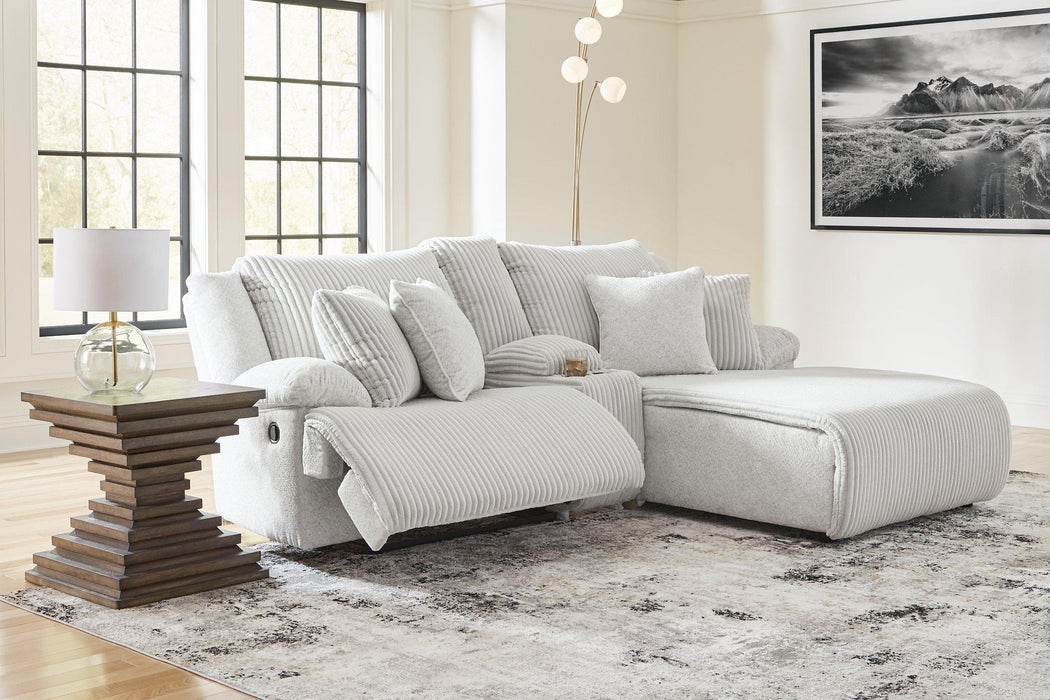 Top Tier Reclining Sectional Sofa with Chaise