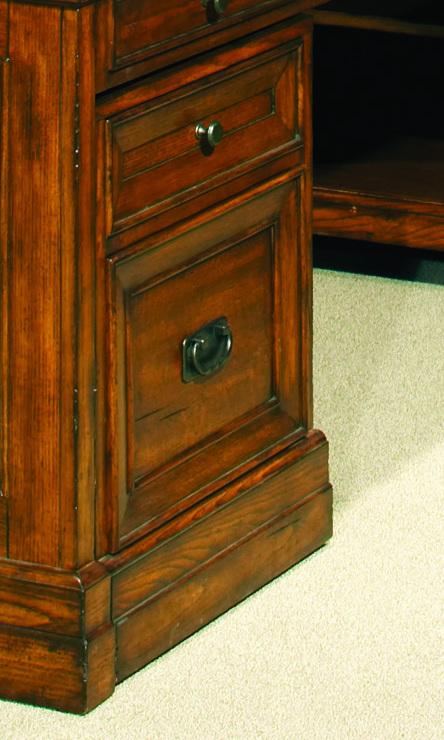 Aspenhome Centennial Partner's Desk Base in Chestnut Brown I49-345 - Furniture City (CA)l