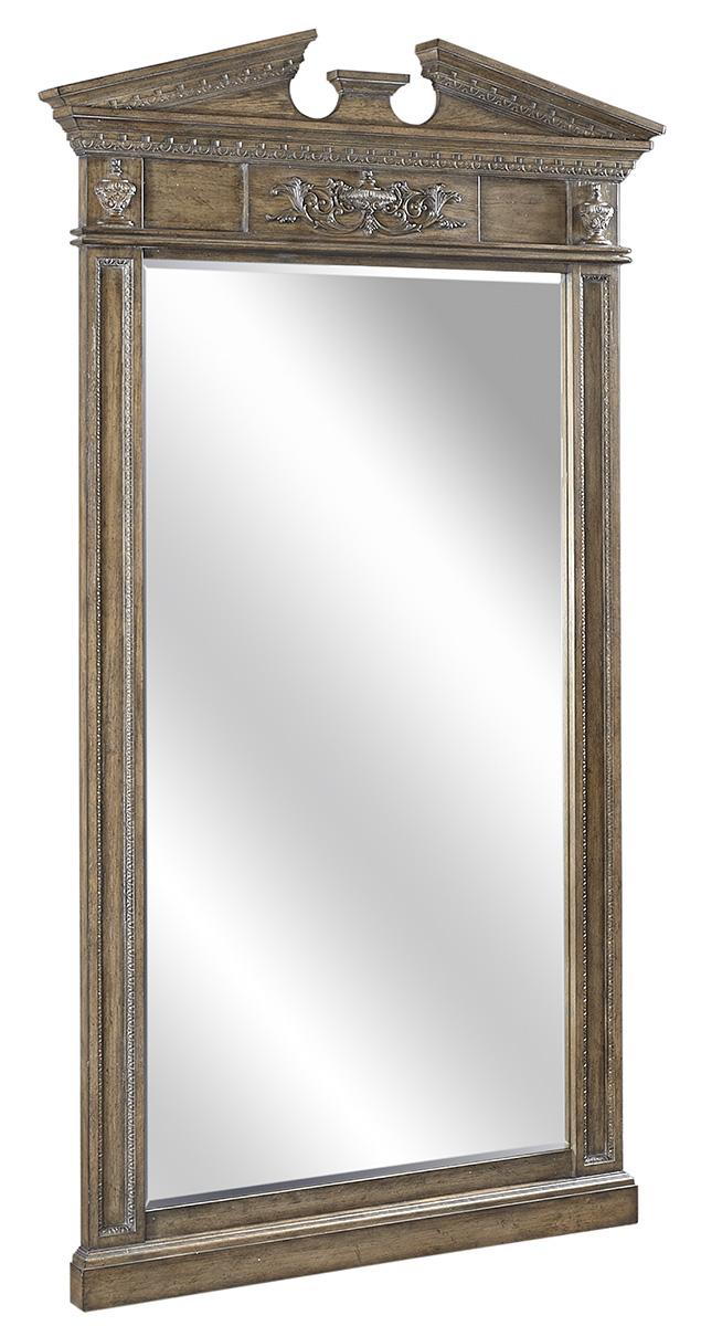 Aspenhome Furniture Belle Maison Floor Mirror in Light Aged Oak - Furniture City (CA)l