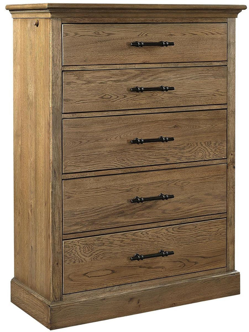 Aspenhome Manchester Chest in Glazed Oak IMA-456-GLZ - Furniture City (CA)l
