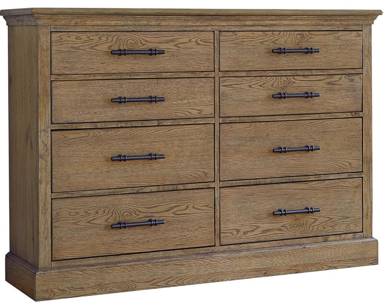 Aspenhome Manchester Master Dresser in Glazed Oak IMA-454-GLZ - Furniture City (CA)l