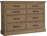 Aspenhome Manchester Master Dresser in Glazed Oak IMA-454-GLZ image