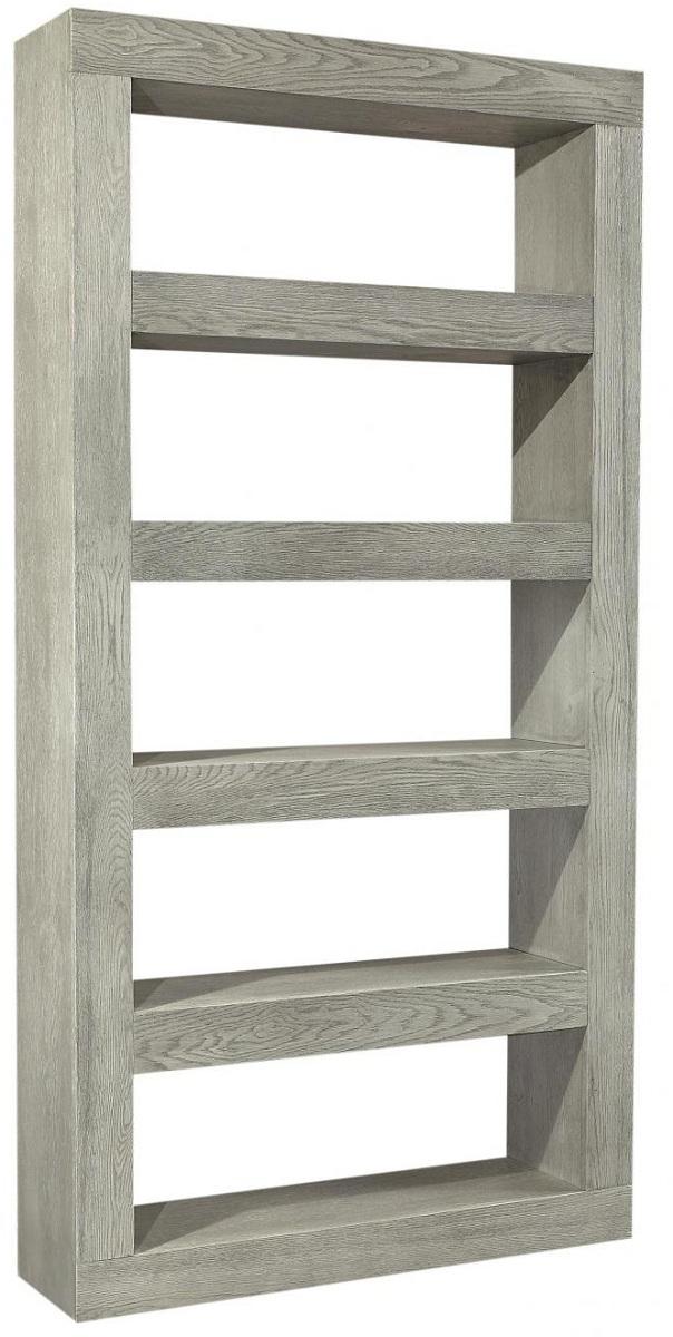 Aspenhome Nova Oak 94" Open Display Case in Heather Gray WKU4894-HGR - Furniture City (CA)l
