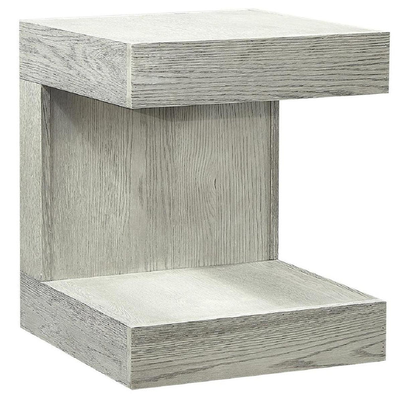 Aspenhome Nova Oak End Table in Heather Gray WKU914-HGR - Furniture City (CA)l