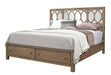 Aspenhome Tildon King Mirrored Panel Storage Bed in Mink I56-495;I56-406;I56-407D image