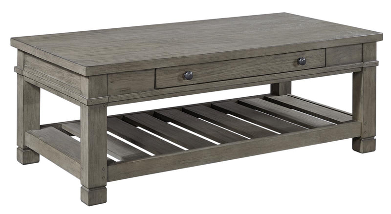 Aspenhome Tucker Cocktail Table in Stone I45-9100-STN - Furniture City (CA)l