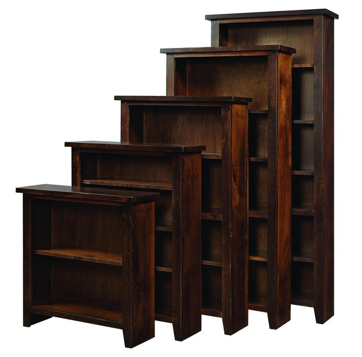 Aspenhome Alder Grove 84" Bookcase in Tobacco