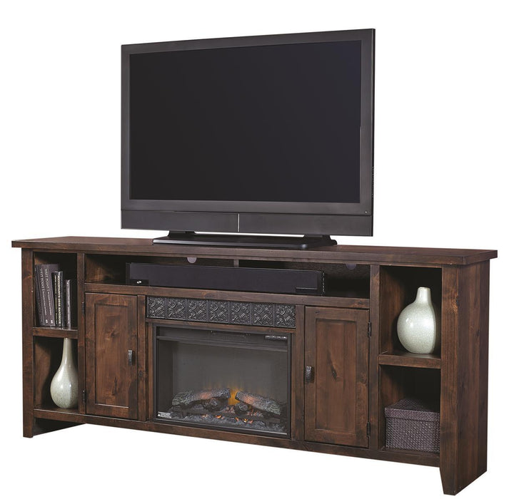 Aspenhome Alder Grove 84" Fireplace Console in Tobacco