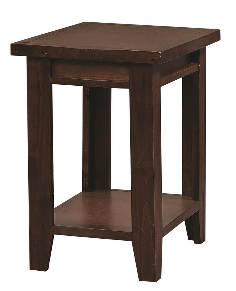 Aspenhome Alder Grove Chairside Table in Tobacco - Furniture City (CA)l