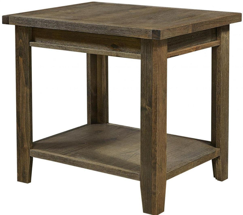 Aspenhome Alder Grove End Table in Brindle - Furniture City (CA)l