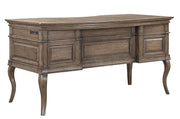 Aspenhome Arcadia 60" Half Pedestal Desk in Truffle - Furniture City (CA)l