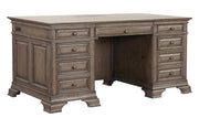Aspenhome Arcadia 72" Exceutive Desk in Truffle 192-300 - Furniture City (CA)l