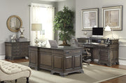 Aspenhome Arcadia 72" Exceutive Desk in Truffle 192-300 - Furniture City (CA)l
