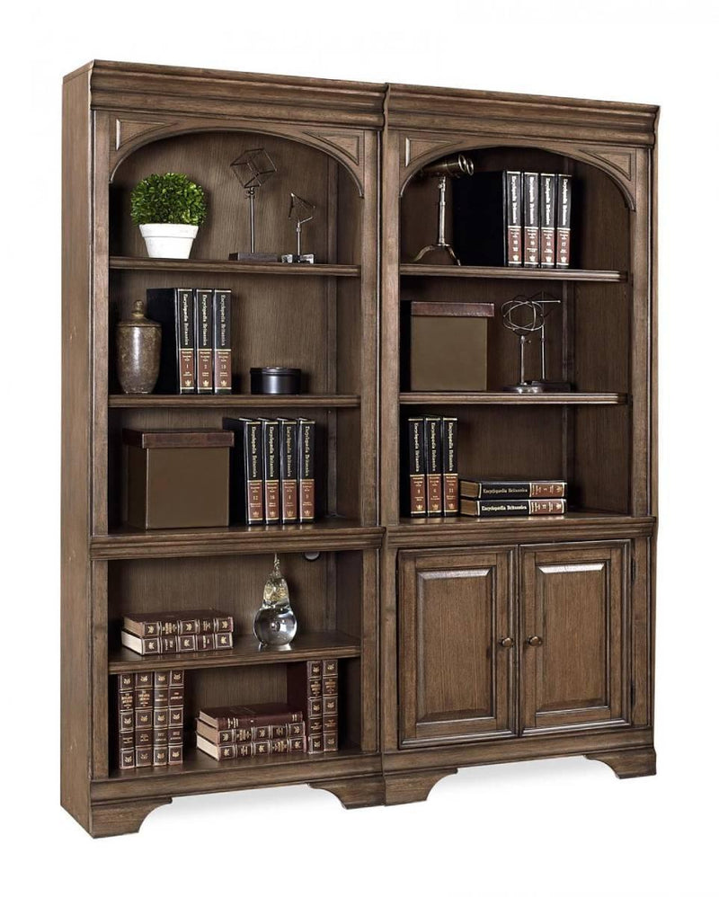 Aspenhome Arcadia 84" Door Bookcase in Truffle - Furniture City (CA)l