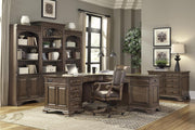 Aspenhome Arcadia 84" Door Bookcase in Truffle - Furniture City (CA)l