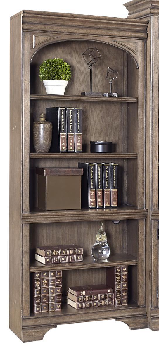 Aspenhome Arcadia Open Bookcase in Truffle - Furniture City (CA)l