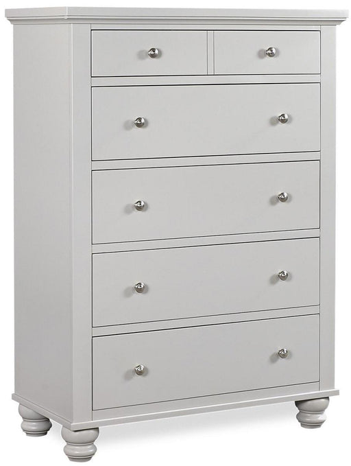 Aspenhome Cambridge 6 Drawer Chest in Grey image