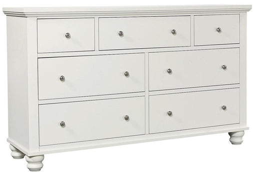 Aspenhome Cambridge 7 Drawer Double Dresser in White image