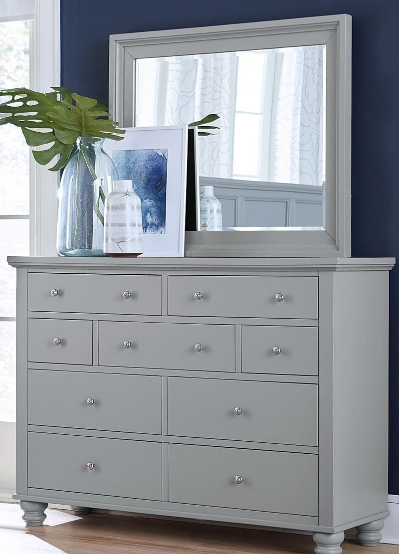 Aspenhome Cambridge Chesser in Gray - Furniture City (CA)l