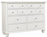 Aspenhome Cambridge Chesser in White - Furniture City (CA)l